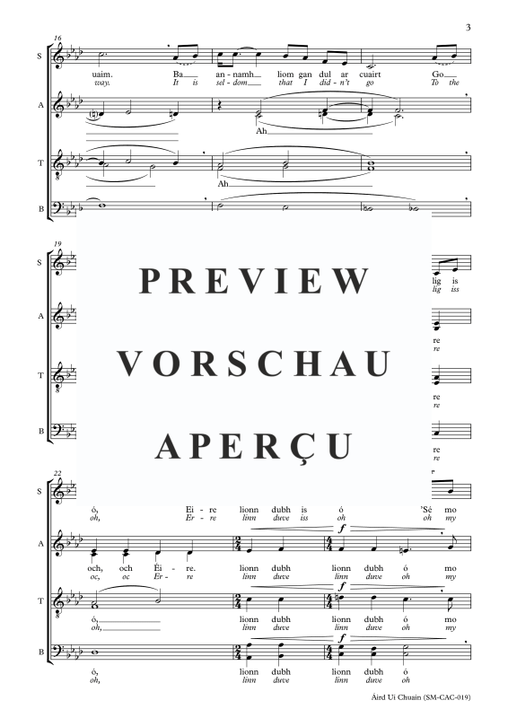 Produktgalerie: Seite 6 von 11 Aird Ui Chuain, , Gemischter Chor SATB