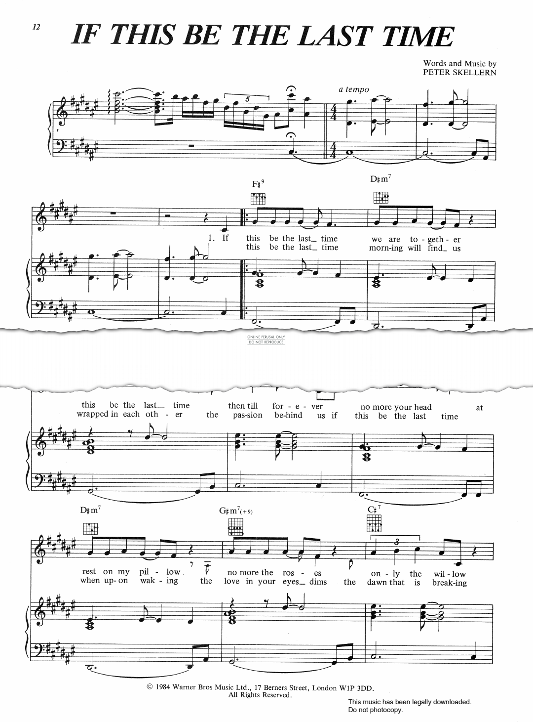 Produktgalerie: Seite 1 von 1 If This Be The Last Time, Oasis, Gesang, Gitarre, Klavier, Violoncello