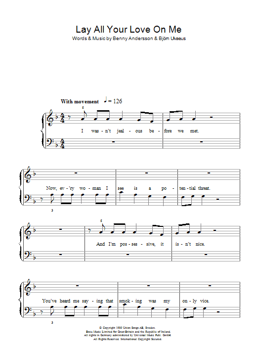 Produktbild zu: Lay All Your Love On Me