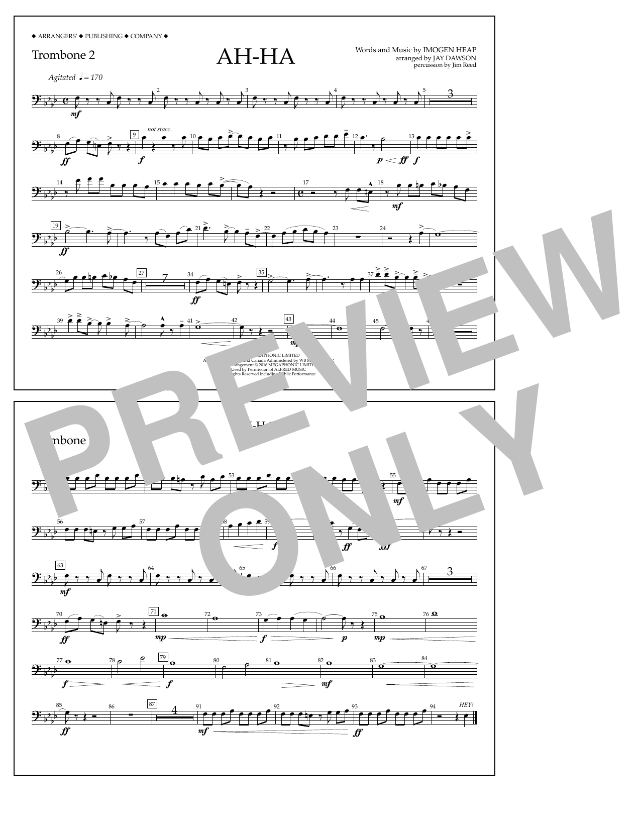 Product picture to: Ah-ha - Trombone 2