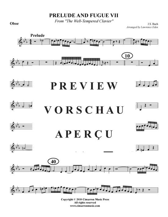 Produktgalerie: Seite 17 von 18 Prelude und Fugue VII , , (Holzbläser-Quintett)