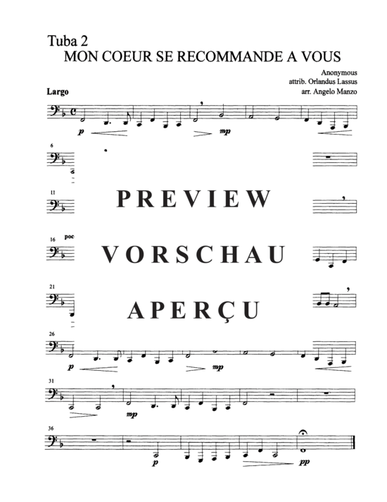 Product gallery: Page 10 of 10 Mon Coeur se Recommande a Vous , , (Tuba Quartett EETT)