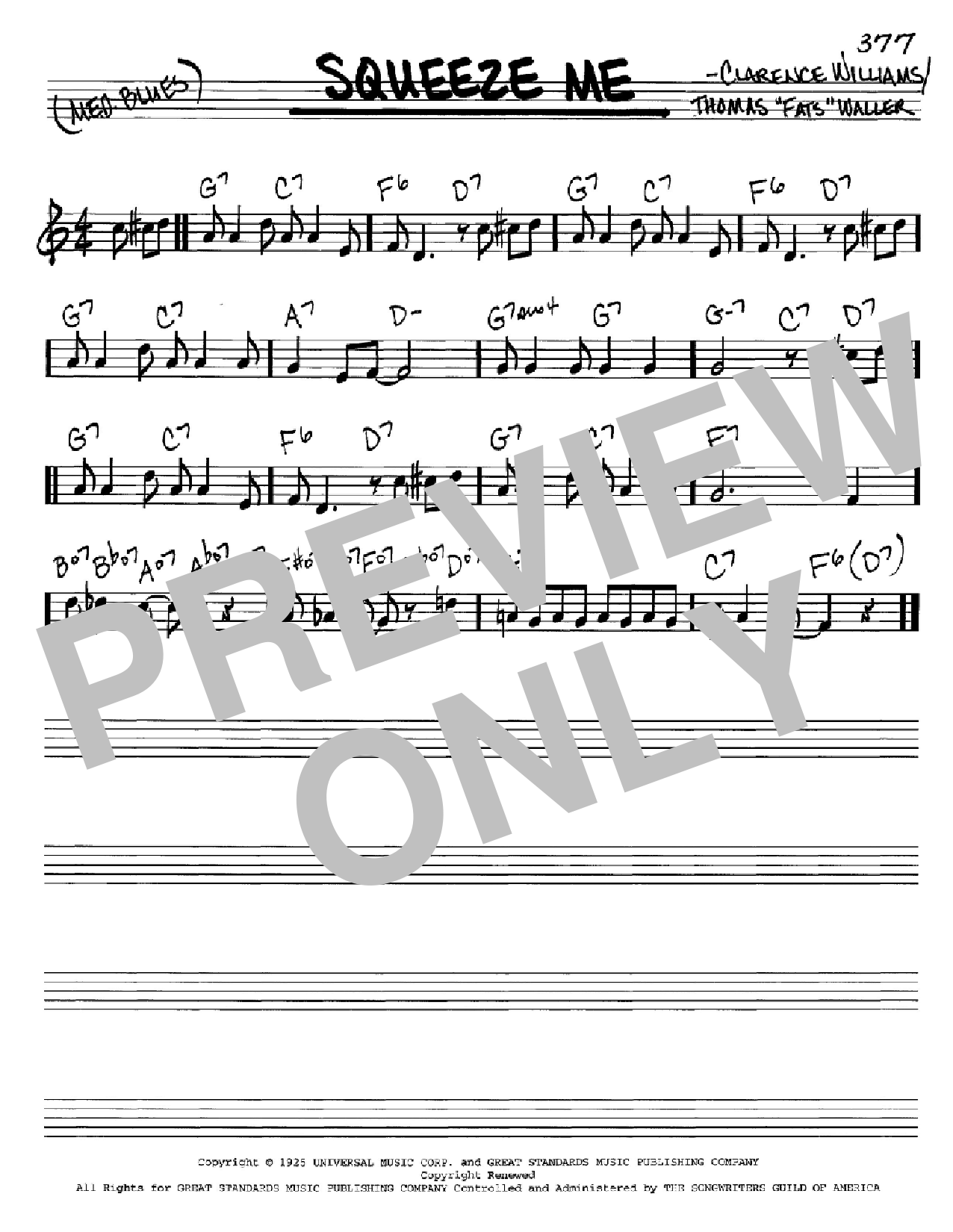 Product picture to:  Squeeze Me - Fats Waller