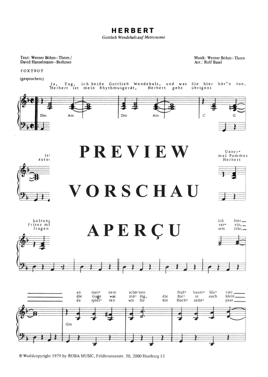 gallery: Herbert , Wendehals, Gottlieb, (Klavier Solo mit unterlegtem Text)