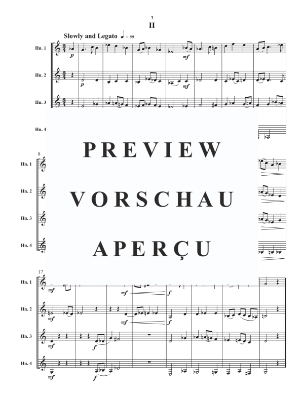 Produktgalerie: Seite 5 von 11 Suite, , Horn Quartett