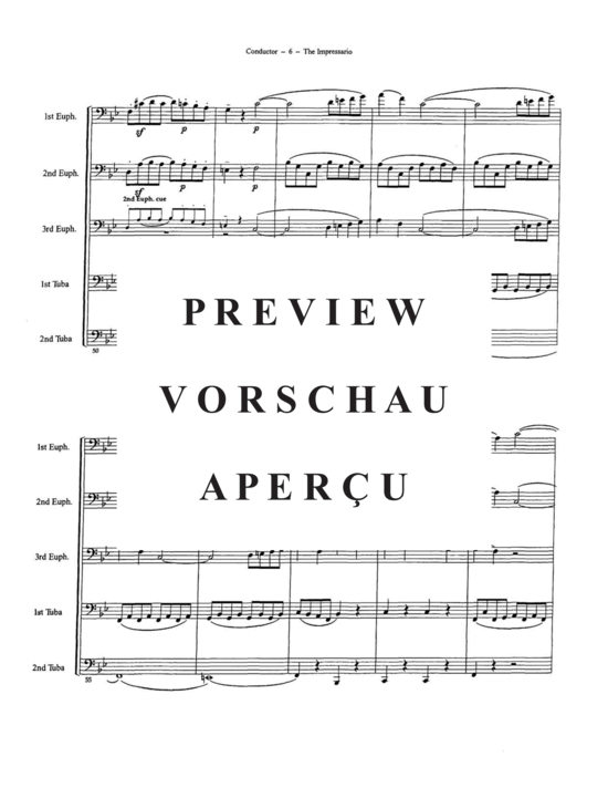 Product gallery: Page 10 of 21 Impresario Overture, The , , (Tuba Quintet EEETT)