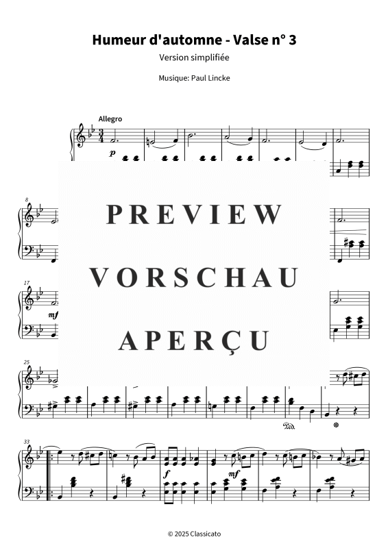 Product gallery: Page 5 of 6 Humeur d´automne - Version simplifiée, , Piano Solo