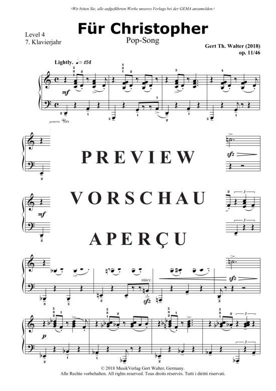 Produktgalerie: Seite 2 von 3 Für Christopher , , Klavier Solo