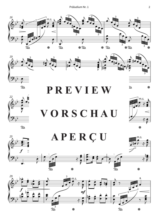 Product gallery: Page 5 of 6 Präludium Nr. 1 (Aus Acht Präludien op. 12) , , Piano Solo