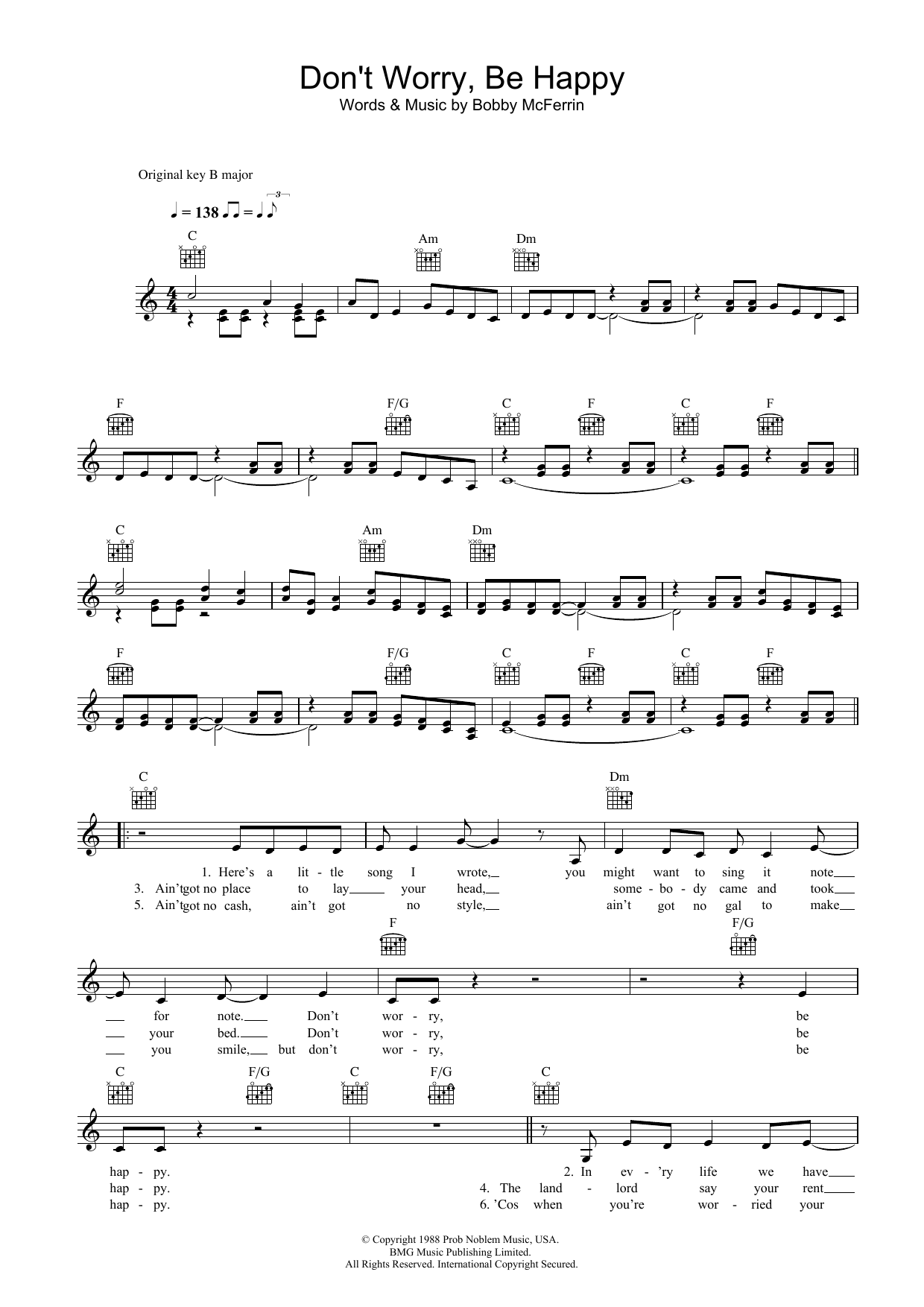 Produktgalerie: Seite 1 von 1 Don't Worry, Be Happy, Bobby McFerrin, Melodieinstrument