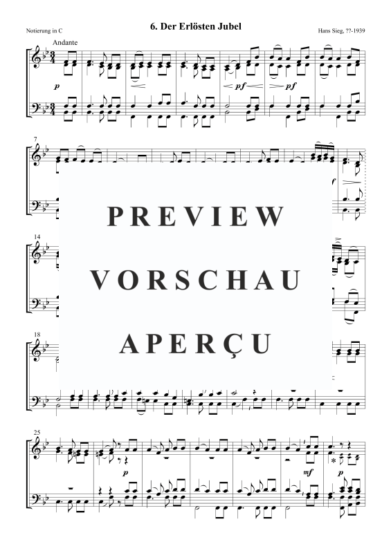 Produktgalerie: Seite 2 von 7 Der Erlösten Jubel, , Posaunenchor