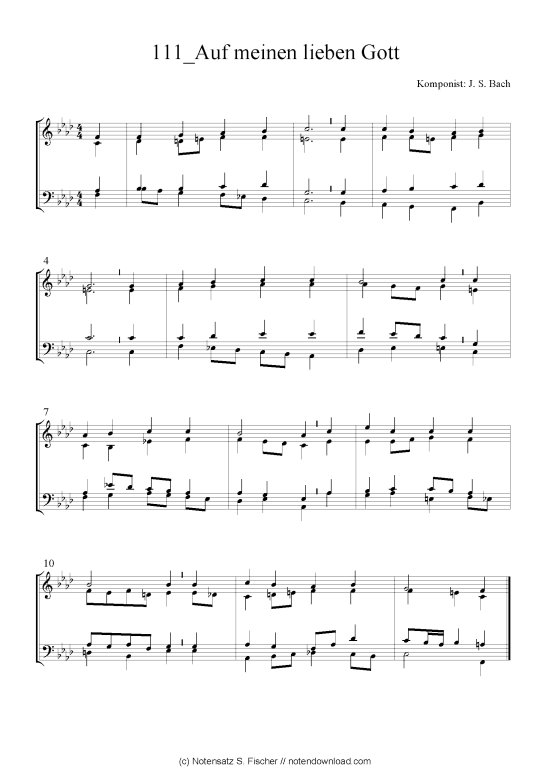 Produktbild zu: Auf meinen lieben Gott J. S. Bach