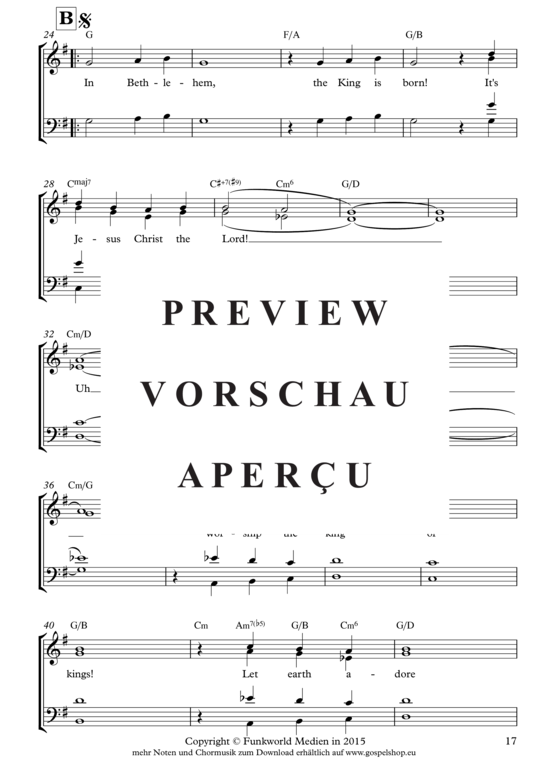 Product gallery: Page 3 of 4 In Bethlehem, Gäbler, Hanjo, Mixed Choir