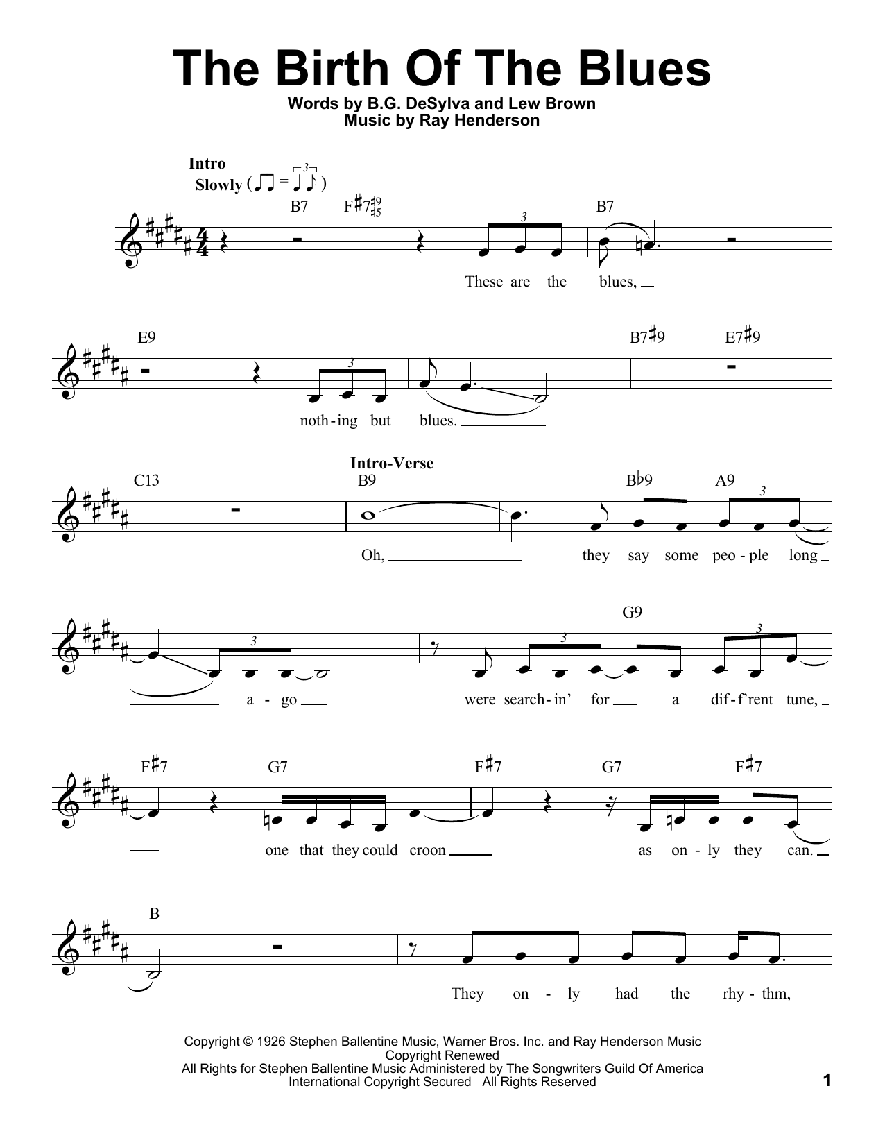 Product gallery: Page 1 of 1 The Birth Of The Blues, Frank Sinatra