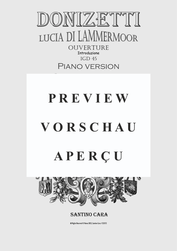 Produktgalerie: Seite 2 von 8 Ouverture aus Lucia di Lammermoor - Piano Version, , Klavier Solo