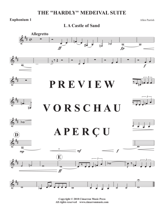 Product gallery: Page 14 of 21 The Hardly Medieval Suite , , (Tuba Quartet)