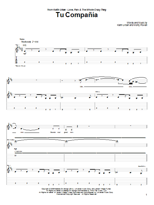 Product gallery: Page 1 of 1 Tu Compania, Keith Urban