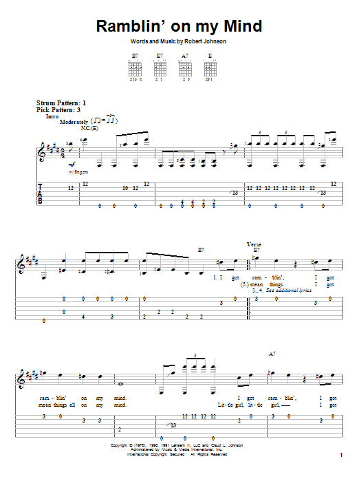 Produktbild zu: Ramblin' On My Mind