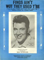 cover: Fings Ain't Wot They Used T'Be, Max Bygraves