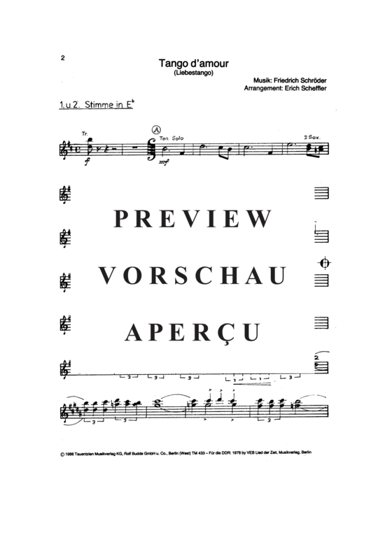 Produktgalerie: Seite 9 von 21 Tango damour, , Combo-Ausgabe komplett