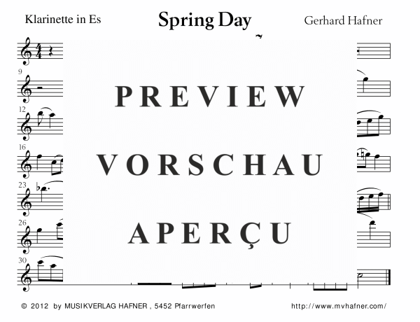 Product gallery: Page 11 of 11 Spring Day, , (large wind orchestra)