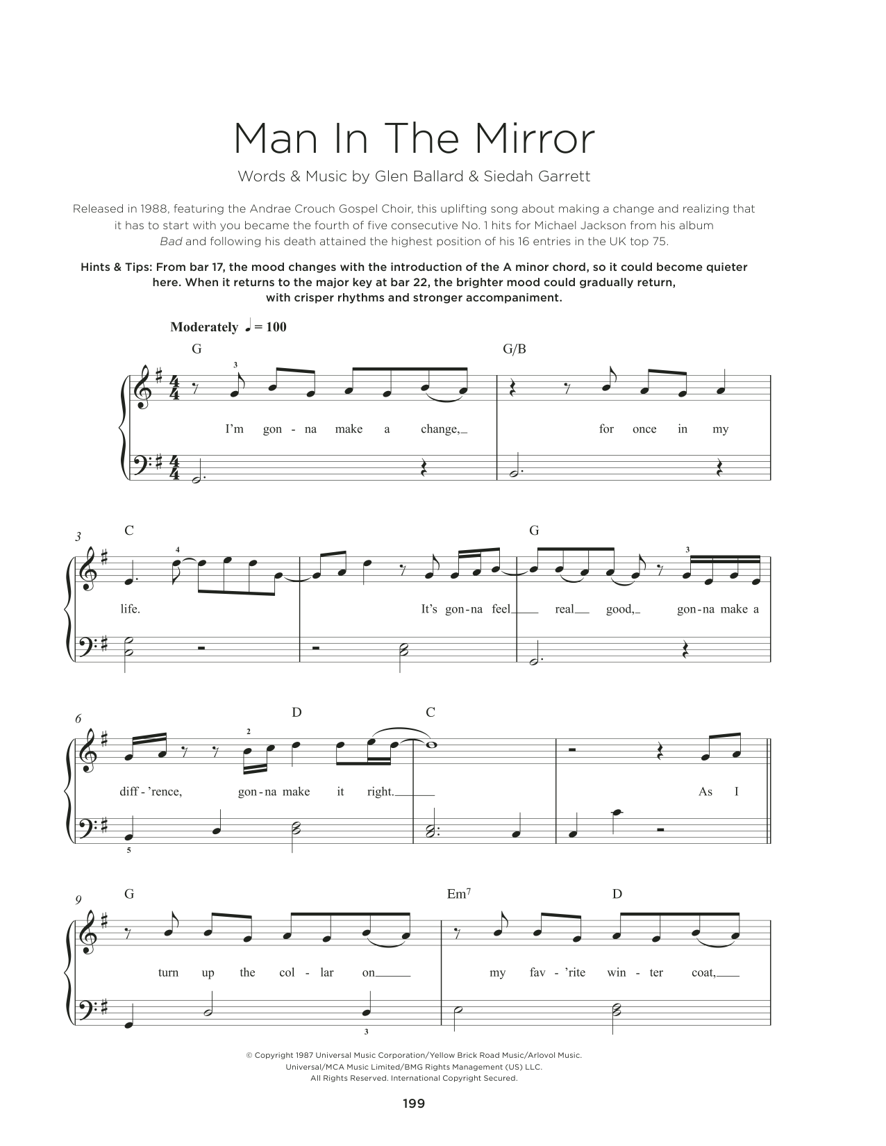 Produktbild zu:  Man In The Mirror - Michael Jackson