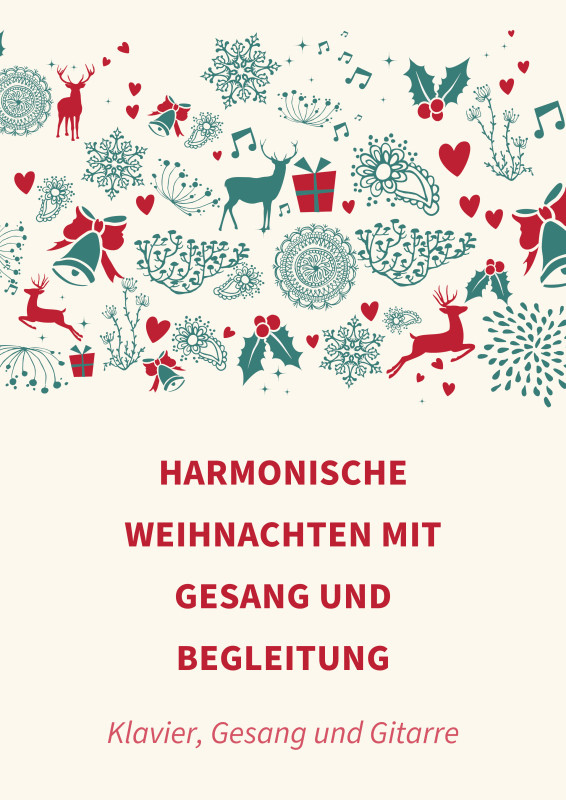 Product picture to: Harmonische Weihnachten mit Gesang und BegleitungTraditionell / Martin Luther