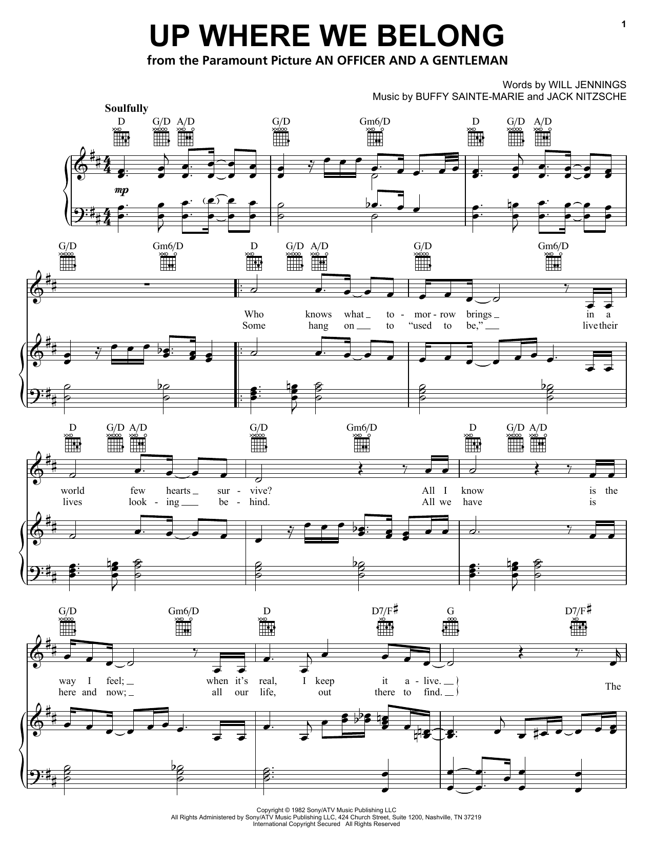 Produktbild zu: Up Where We Belong
