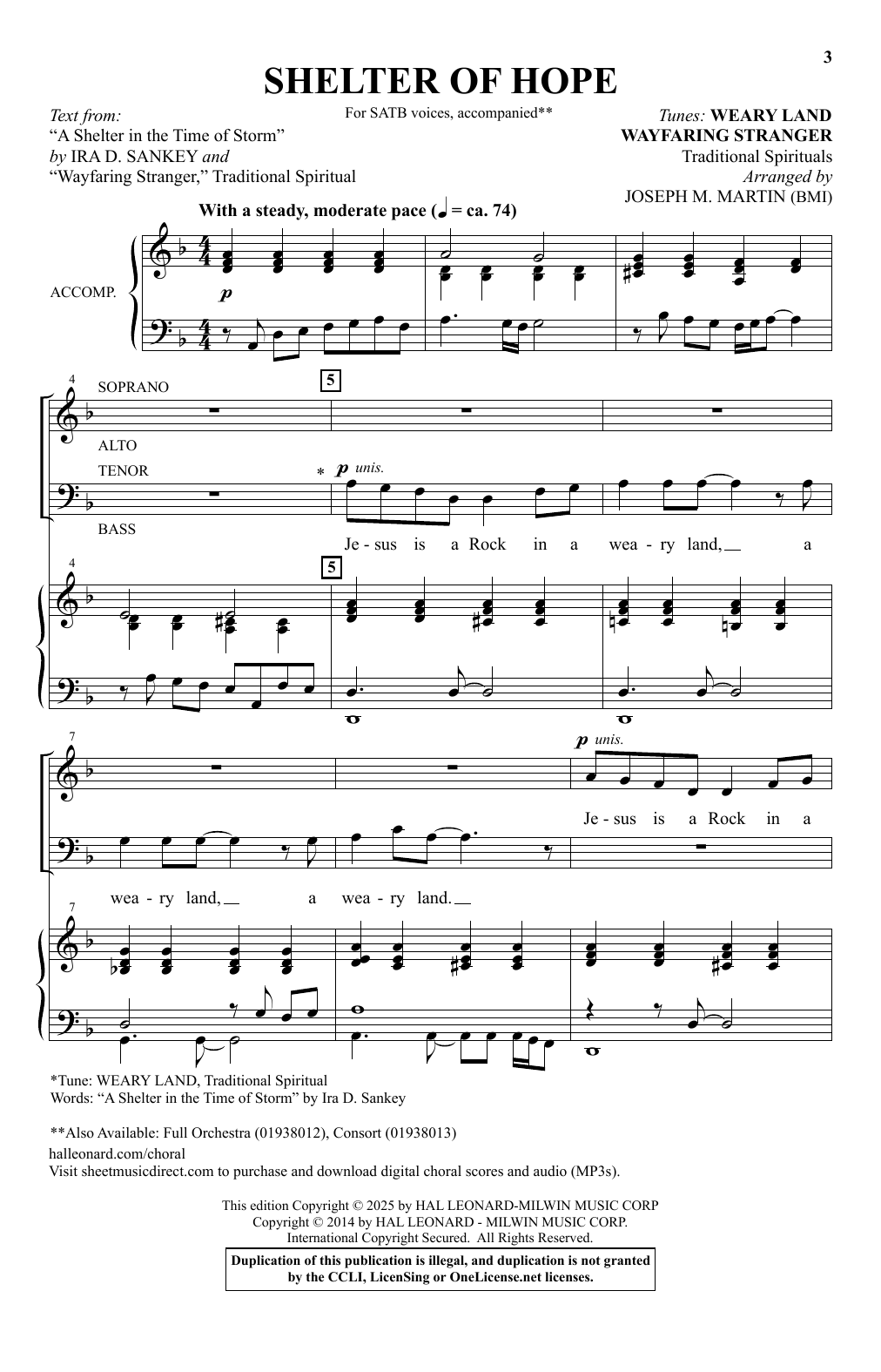 Produktgalerie: Seite 1 von 1 Shelter Of Hope, Joseph M. Martin, Chor