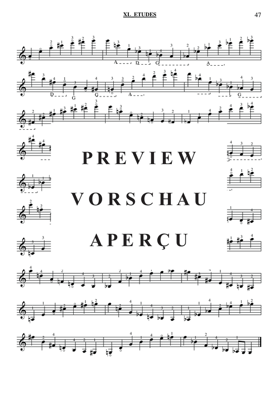 gallery: 40 Études for Violin , , (Geige Solo)