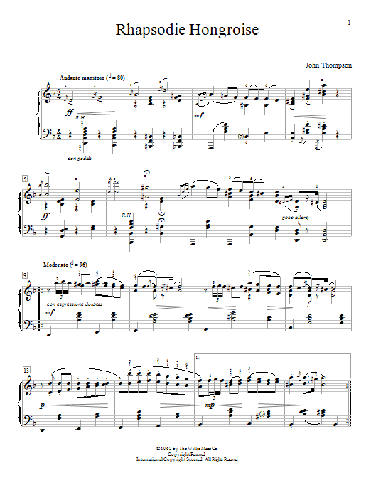 Produktbild zu: Rhapsodie Hongroise