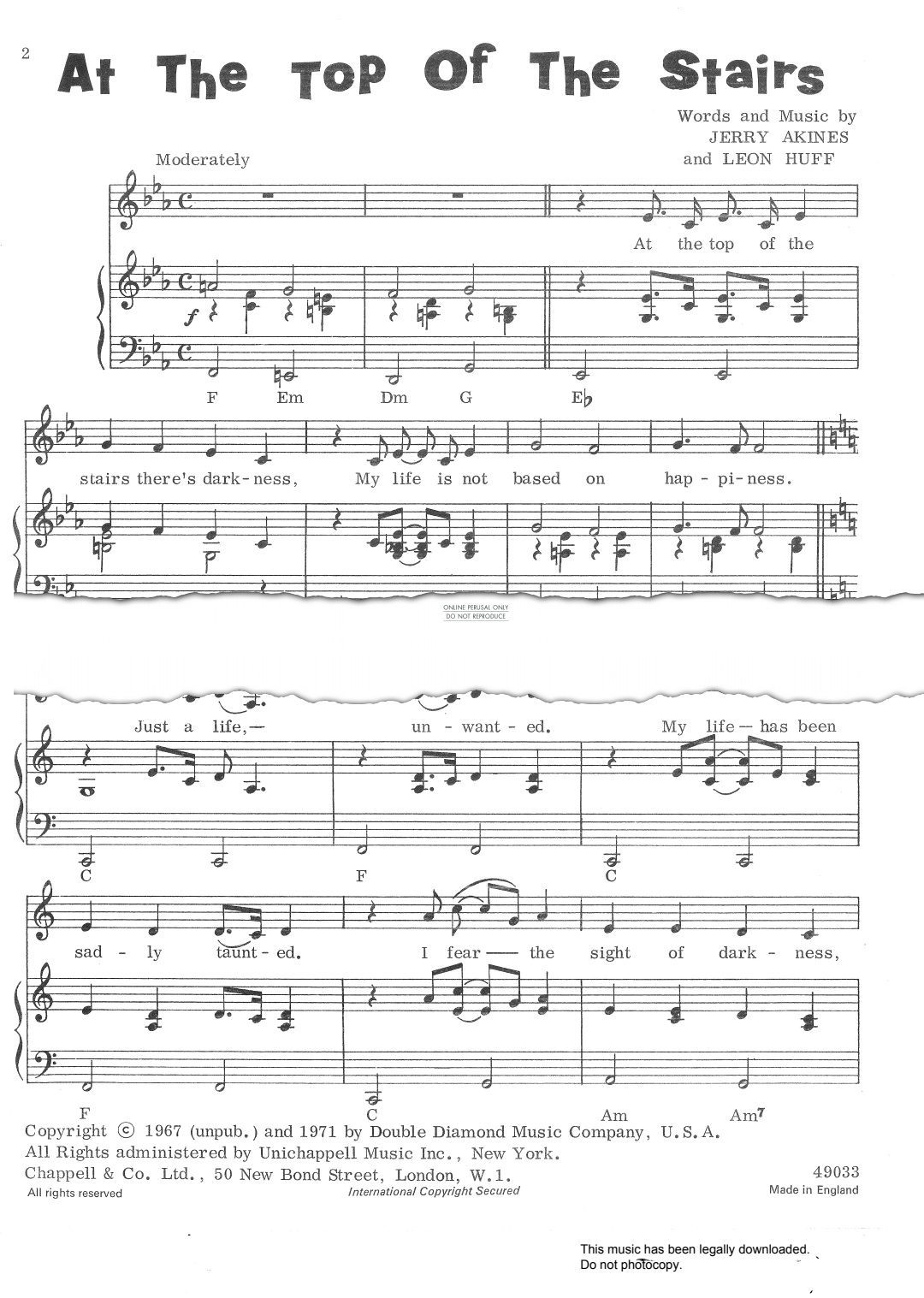 gallery: At The Top Of The Stairs, The Formations