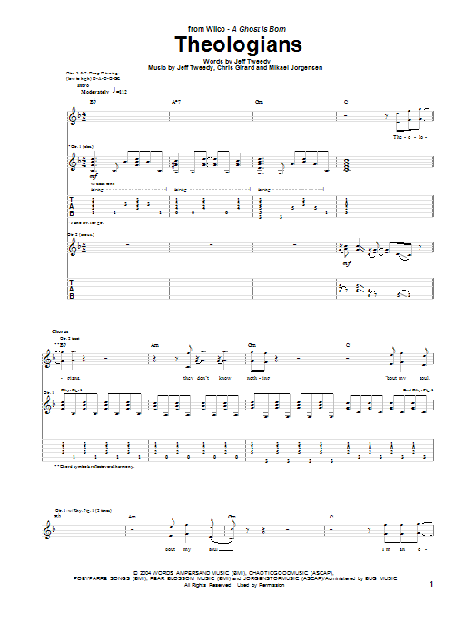 Produktgalerie: Seite 1 von 1 Theologians, Wilco, Gitarre