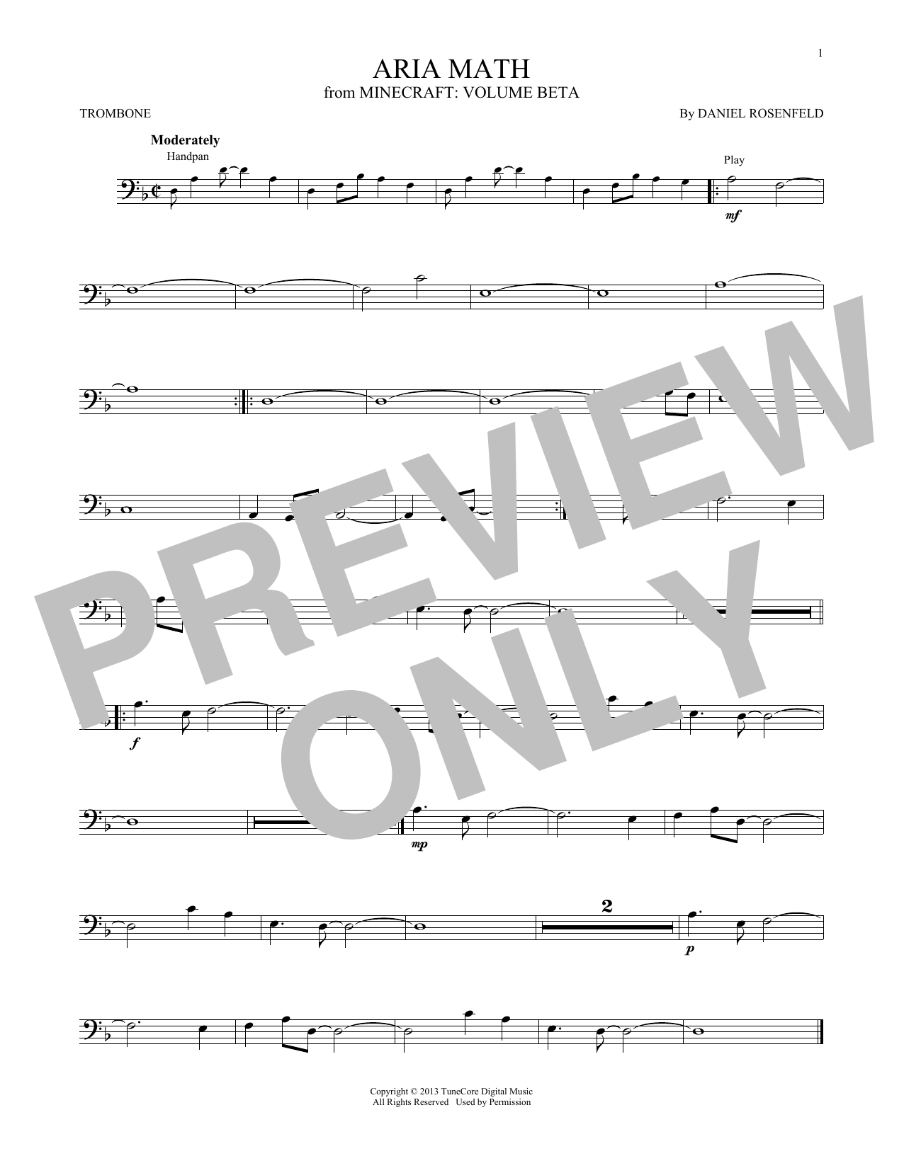 Product gallery: Page 1 of 1 Aria Math (from Minecraft), C418