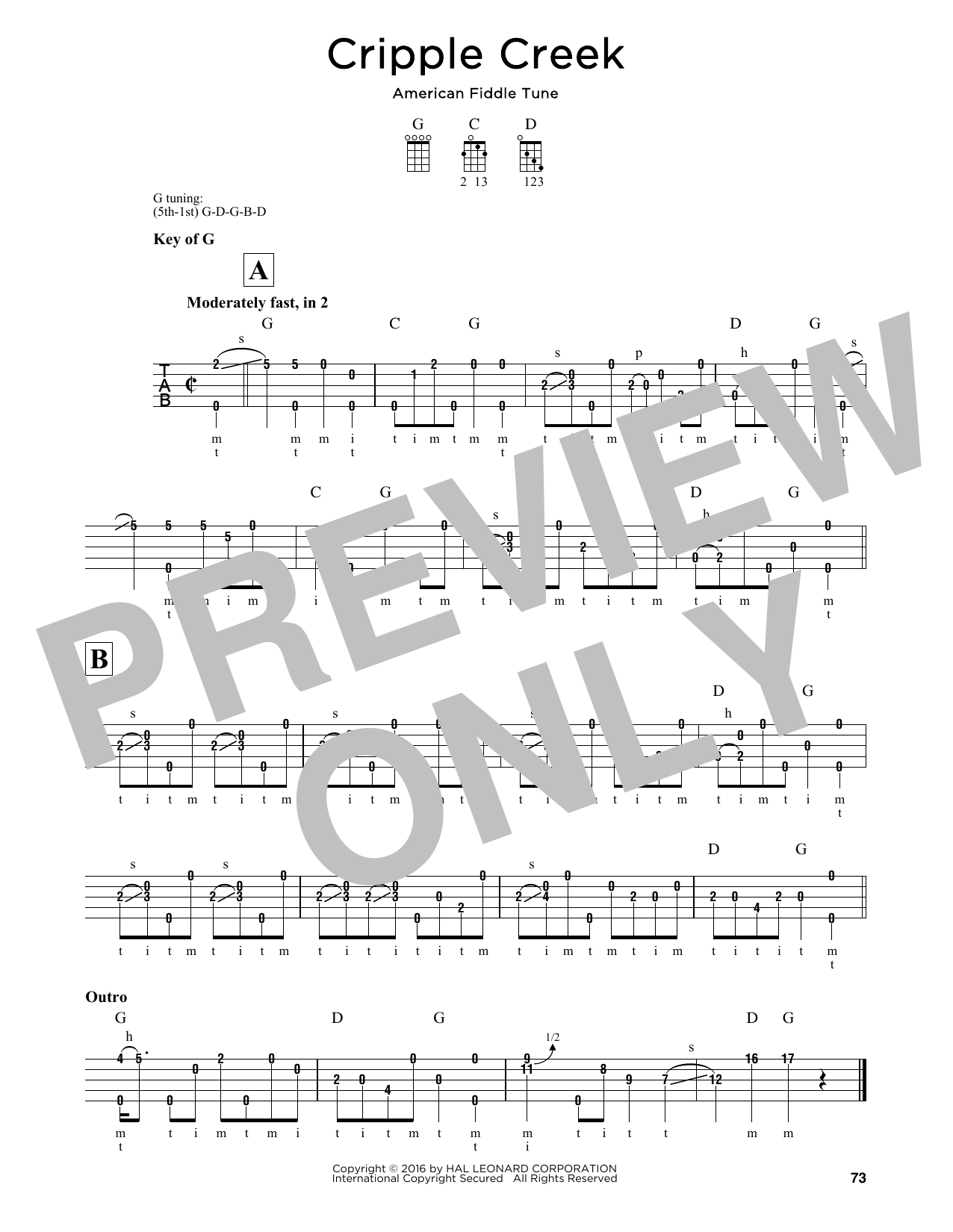 Produktgalerie: Seite 1 von 1 Cripple Creek, American Fiddle Tune, Banjo