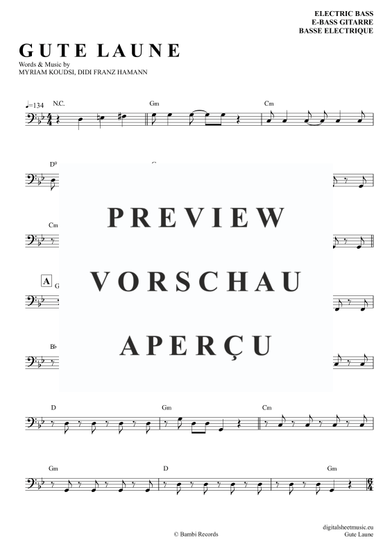 Produktgalerie: Seite 2 von 4 Gute Laune, GroßstadtEngel , E-Bass