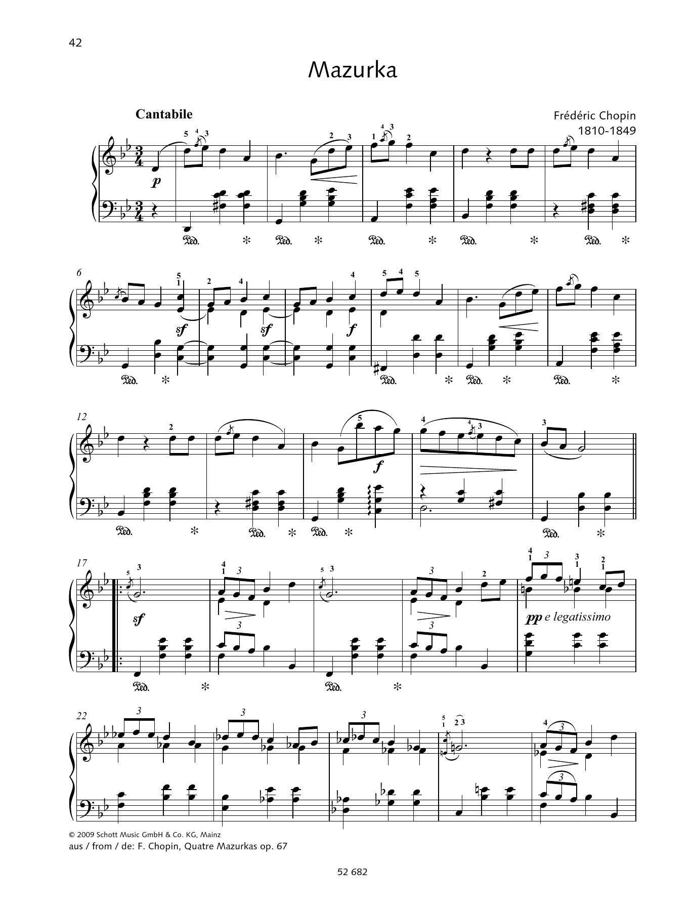 Product picture to: Mazurka in G minor