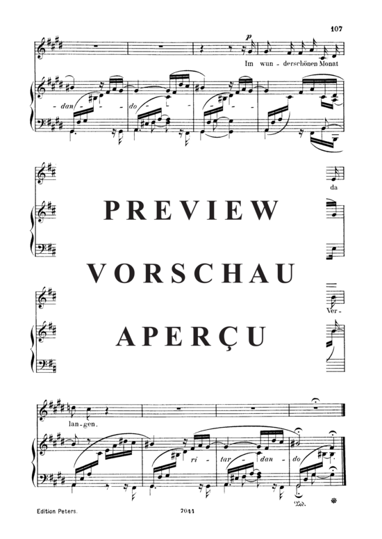 gallery: Im wunderschönen Monat Mai, Op.48 No.1 , , (Gesang tief + Klavier)