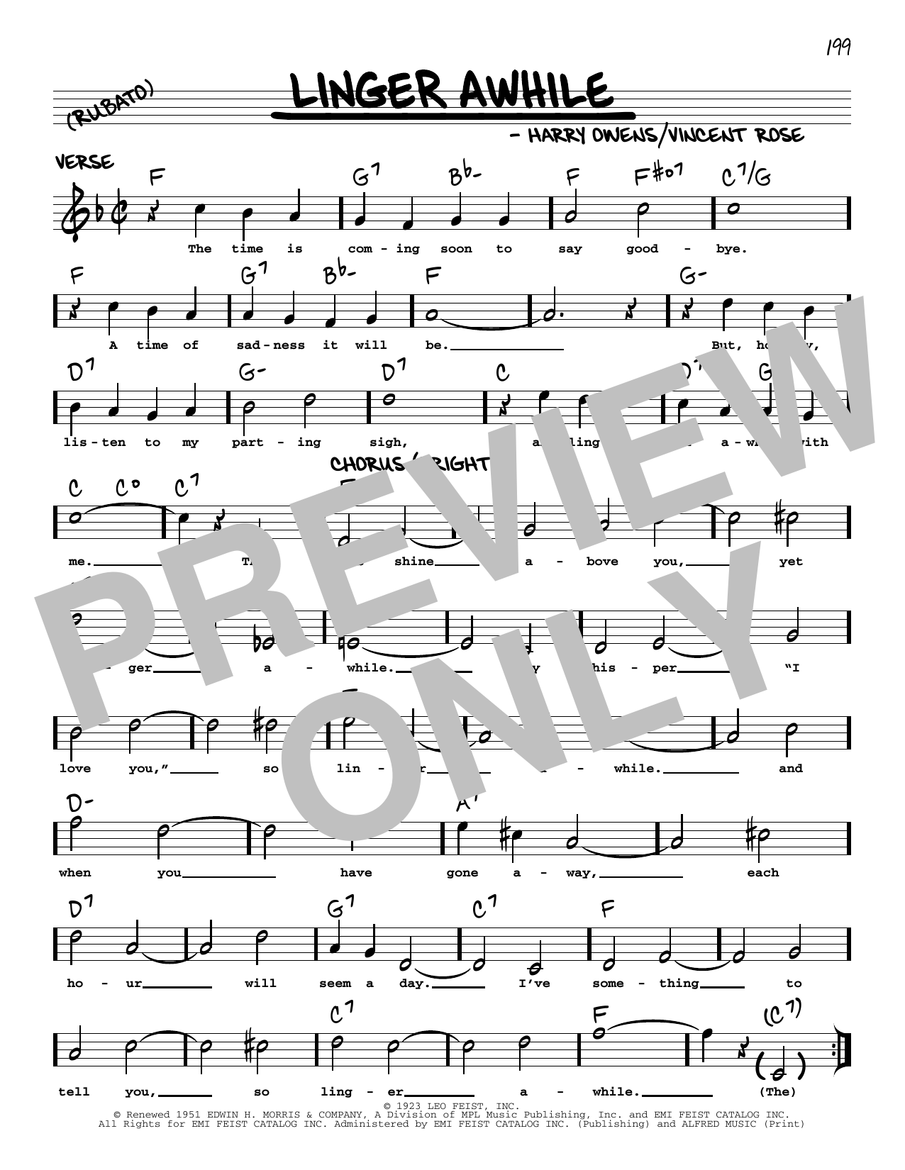 Produktbild zu: Linger Awhile (arr. Robert Rawlins)