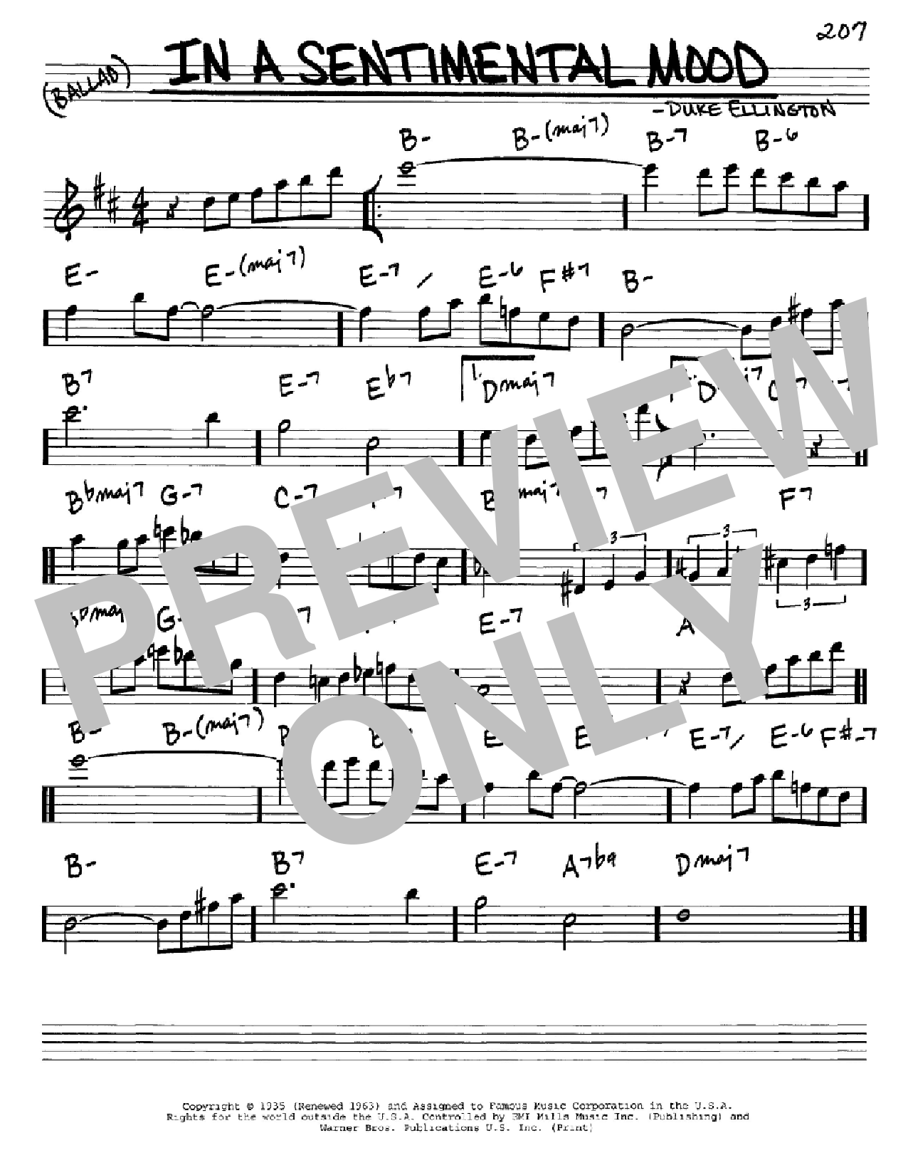 Produktbild zu: In A Sentimental Mood