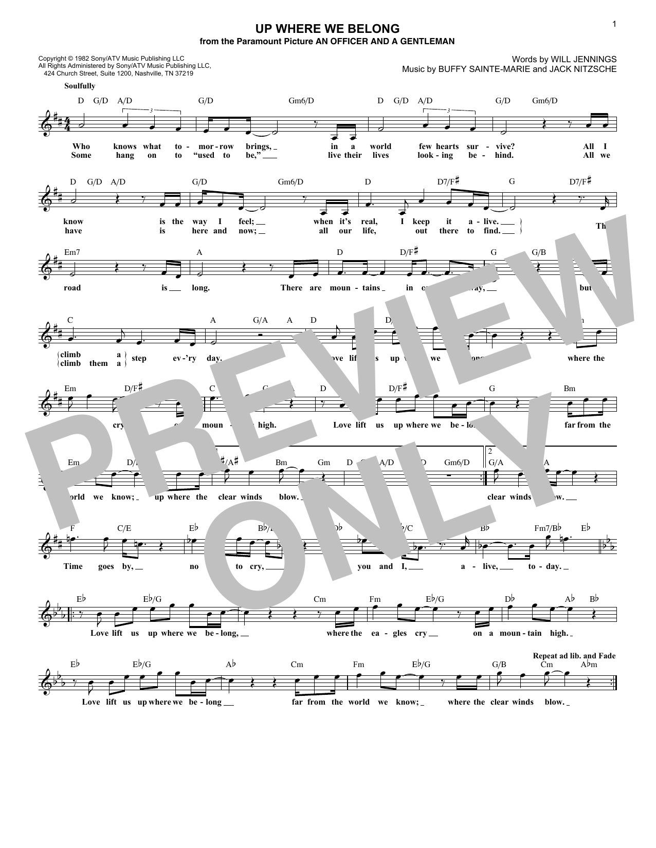 Produktbild zu: Up Where We Belong