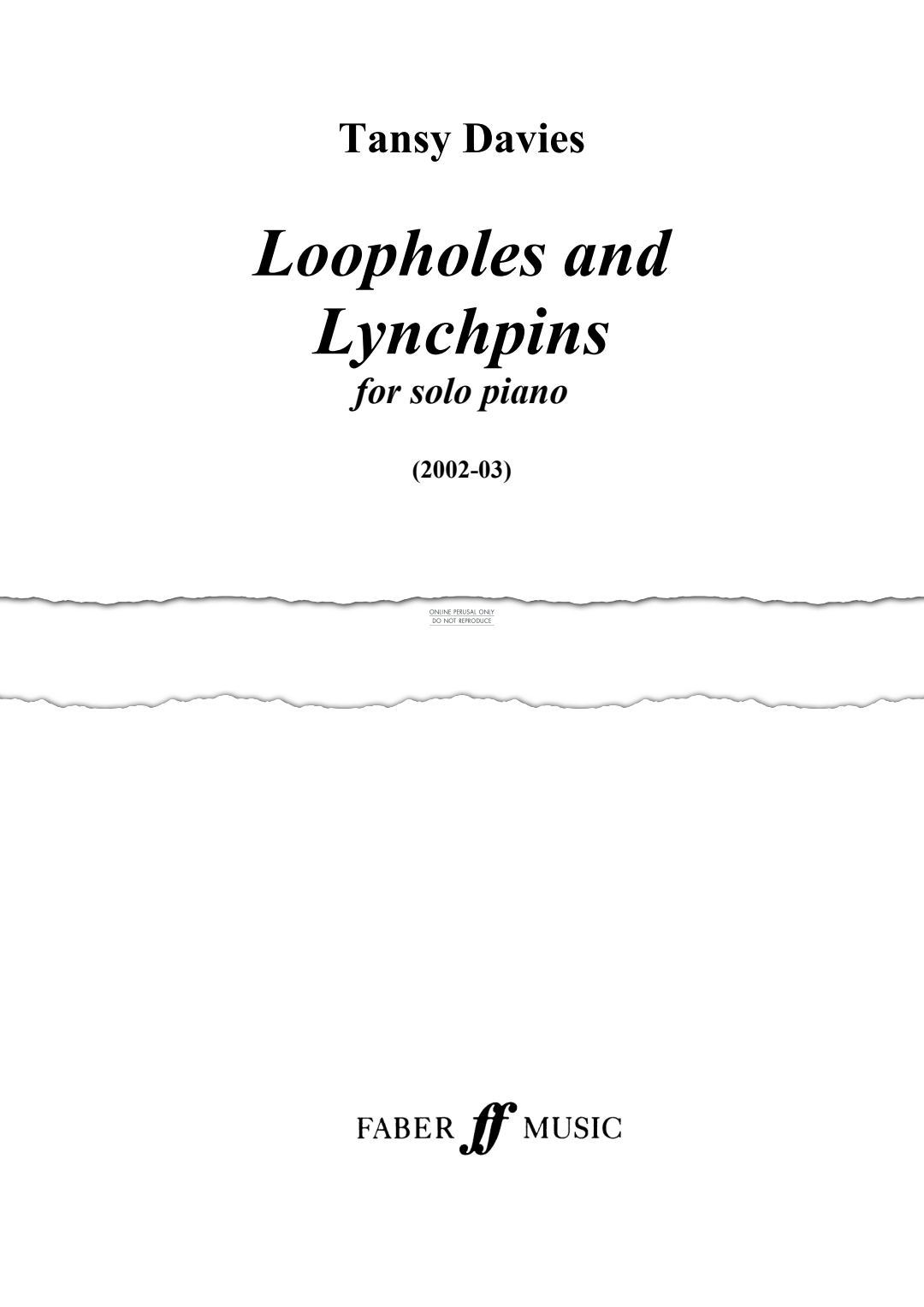 Product picture to: Loopholes and Lynchpins