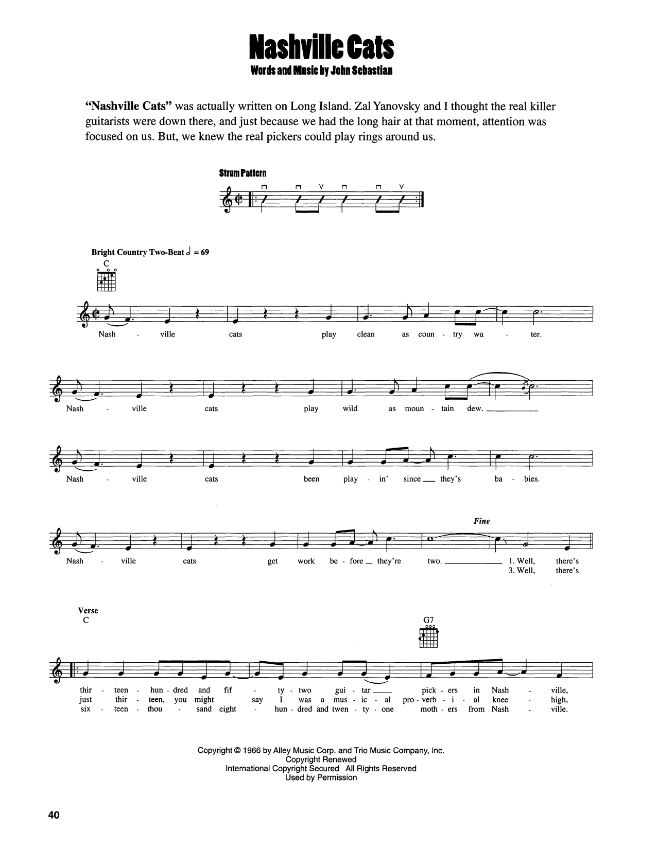 Produktgalerie: Seite 1 von 1 Nashville Cats, John Sebastian, Gitarre