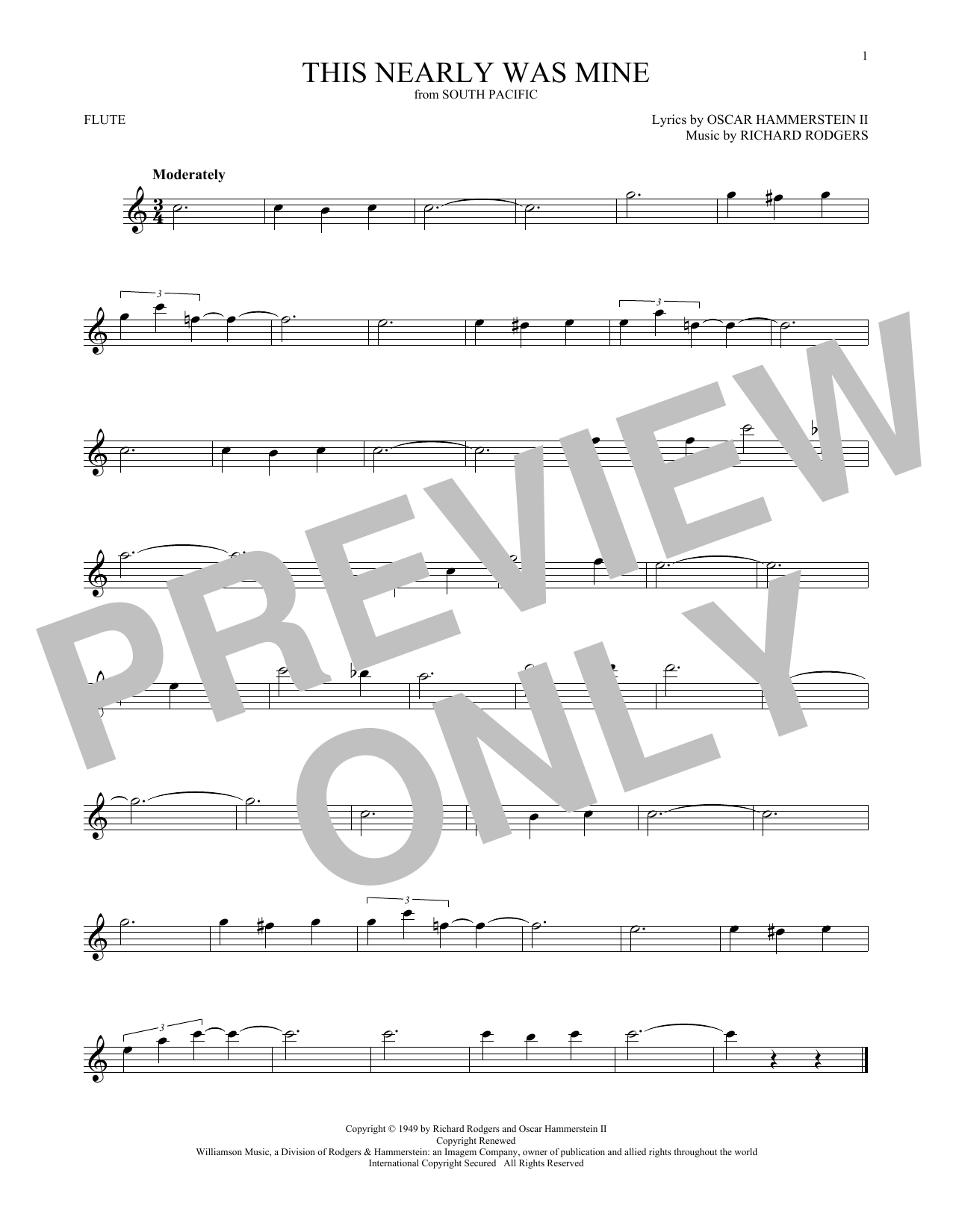 Product gallery: Page 1 of 1 This Nearly Was Mine, Rodgers & Hammerstein