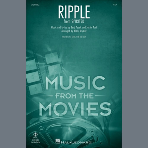 Produktbild zu: Ripple (Cut Song from Spirited) (arr. Mark Brymer)