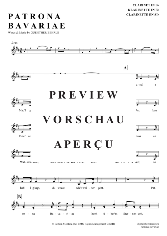 Product gallery: Page 2 of 4 Patrona Bavariae , Naabtal Duo, Clarinet in B-flat