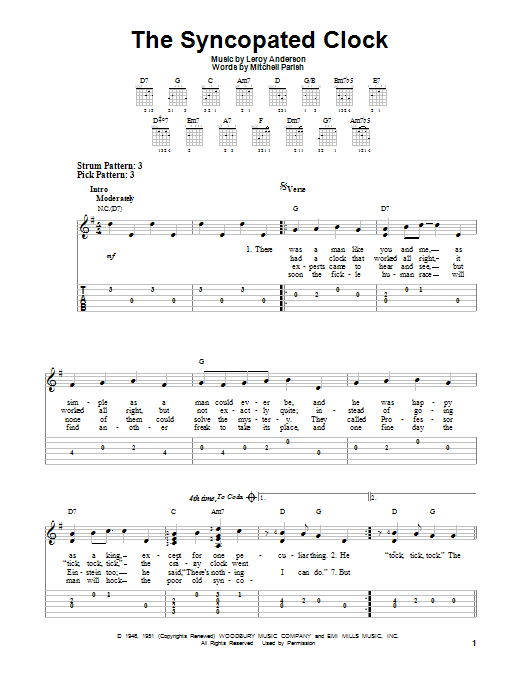 Produktbild zu: The Syncopated Clock