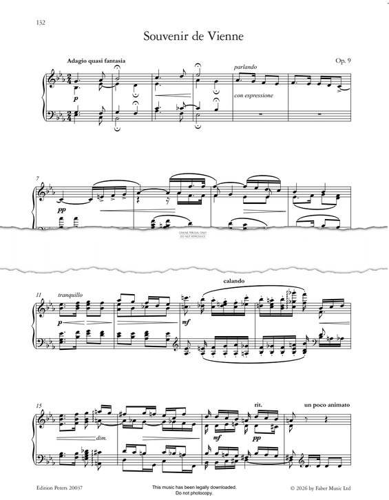 Produktgalerie: Seite 1 von 1 Souvenir de Vienne, Op. 9, Clara Schumann, Klavier