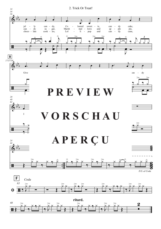 Produktgalerie: Seite 19 von 21 Trick Or Treat! , , (Jazz Combo Band + 2 Bläser)