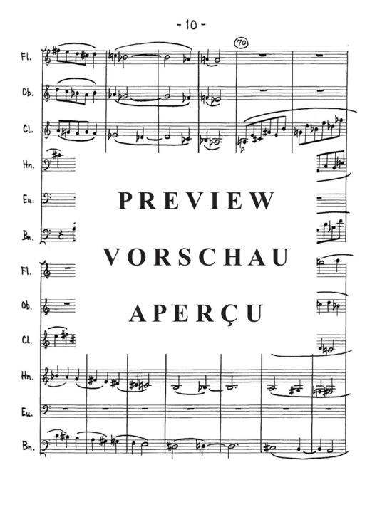 Produktgalerie: Seite 12 von 21 Sextet , , (Gemischtes Ensemble für Holzbläser Quintett + Euphonium Solo)